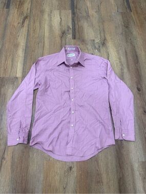 Vintage Yves Saint Laurent Lavender-Pink Long Sleeve Dress Shirt